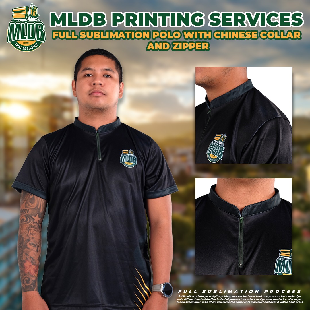 Polo with chinese collar