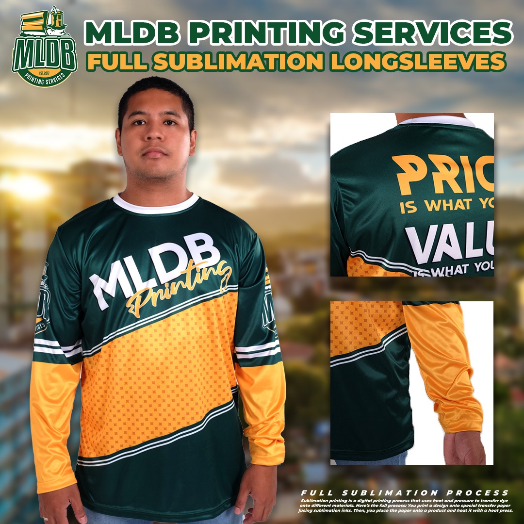 Long sleeve shirt printing