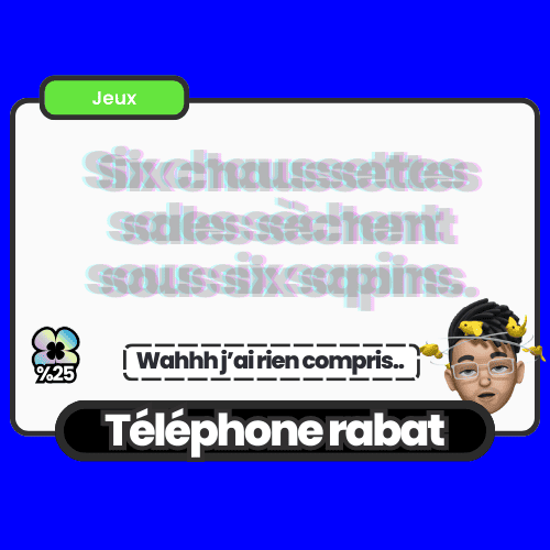 Essayez de transmettre un virelangue à travers un jeu de téléphone arabe et observez le chaos linguistique