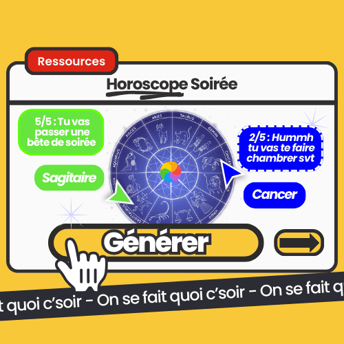 Générateur d'horoscope soirée, ressource ludique pour prédire l'ambiance de votre soirée entre amis
