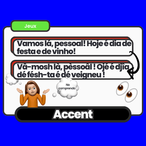 Imitez un accent étranger ou régional pour faire deviner une phrase drôle à vos amis