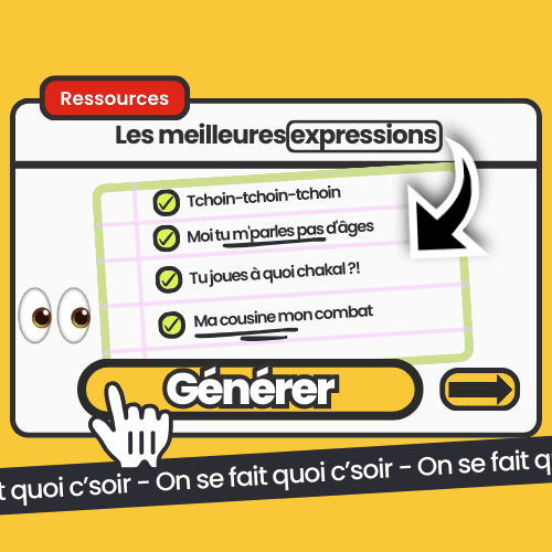 Générateur des meilleures expressions, ressource amusante pour pimenter vos conversations et soirées