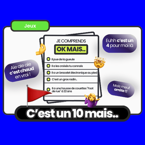 Les joueurs évaluent des situations amusantes ou problématiques en donnant des notes basées sur des critères imprévus